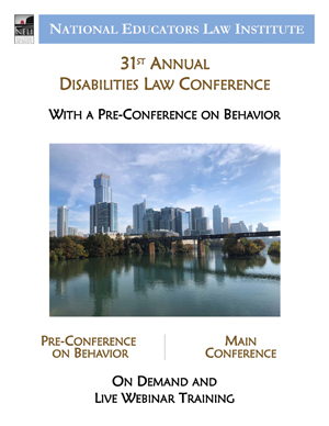31st Annual Disabilities Law Conference - Main Conference